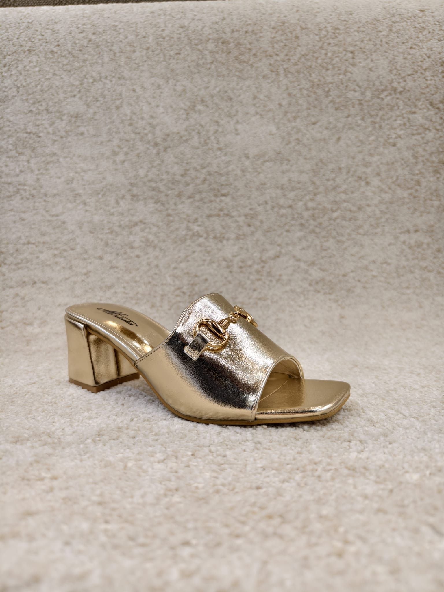 Women's Fashion Strappy Low Block Mule Heels – Wholesale Bulk Pack (12 Pairs)