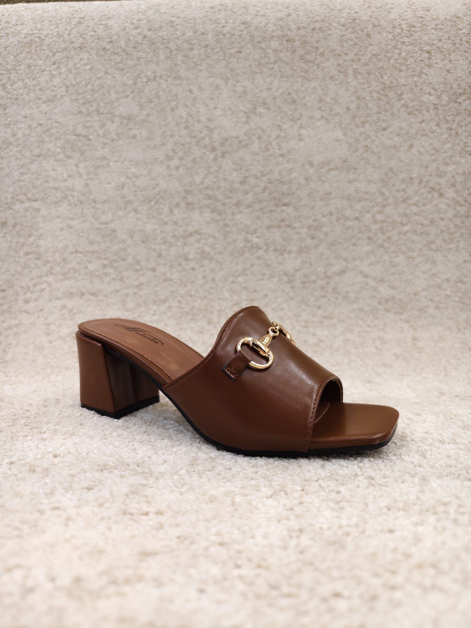 Women's Fashion Strappy Low Block Mule Heels – Wholesale Bulk Pack (12 Pairs)