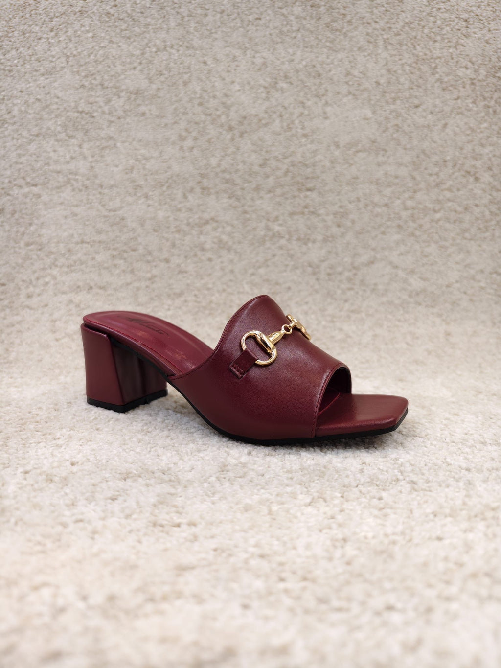 Women's Fashion Strappy Low Block Mule Heels – Wholesale Bulk Pack (12 Pairs)