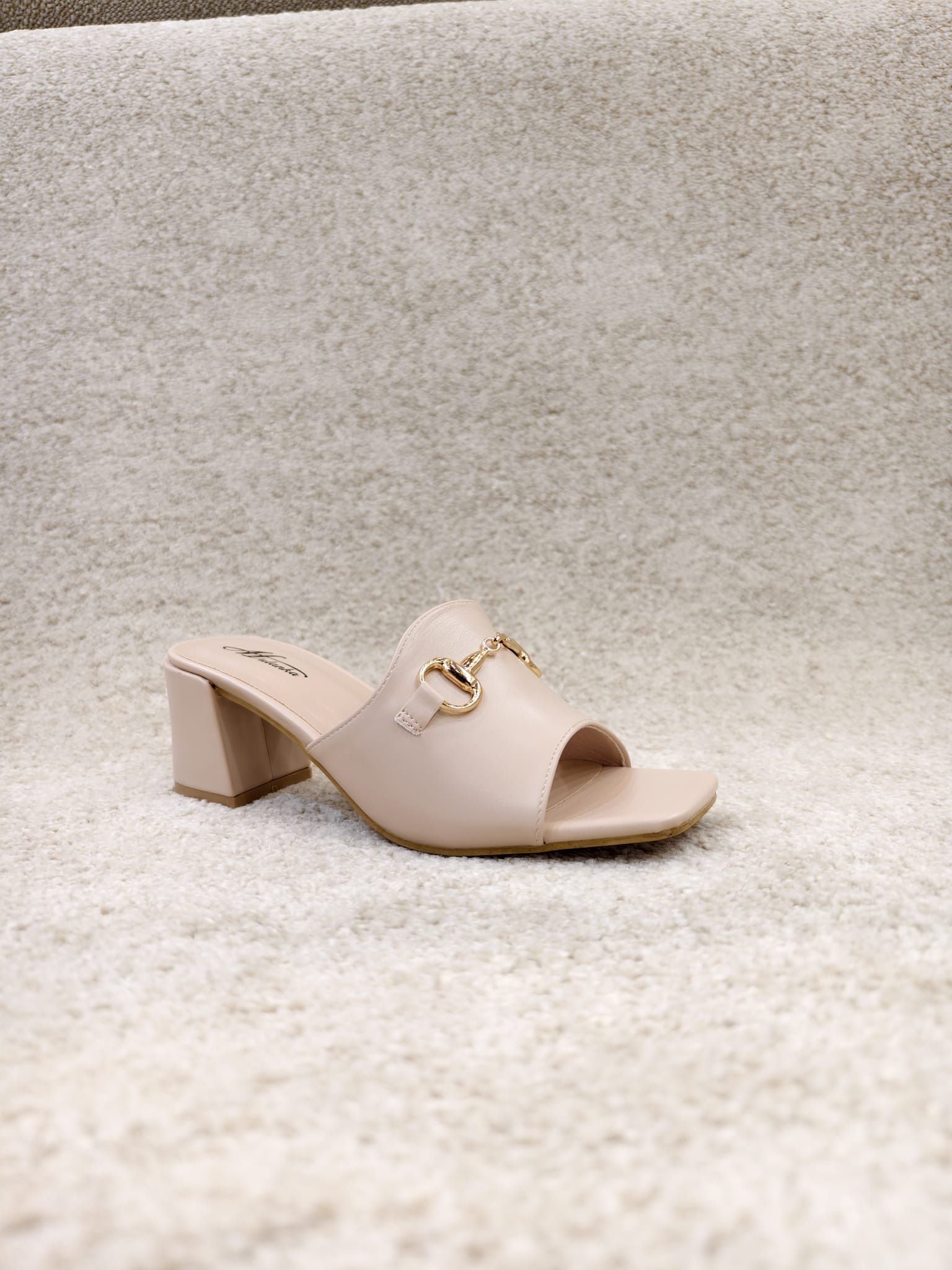 Women's Fashion Strappy Low Block Mule Heels – Wholesale Bulk Pack (12 Pairs)