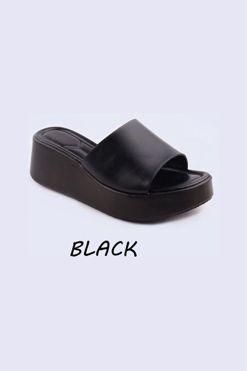 Medium High Slip on Mule Slip On Wedge Heels– Wholesale Bulk Pack 12 Pairs