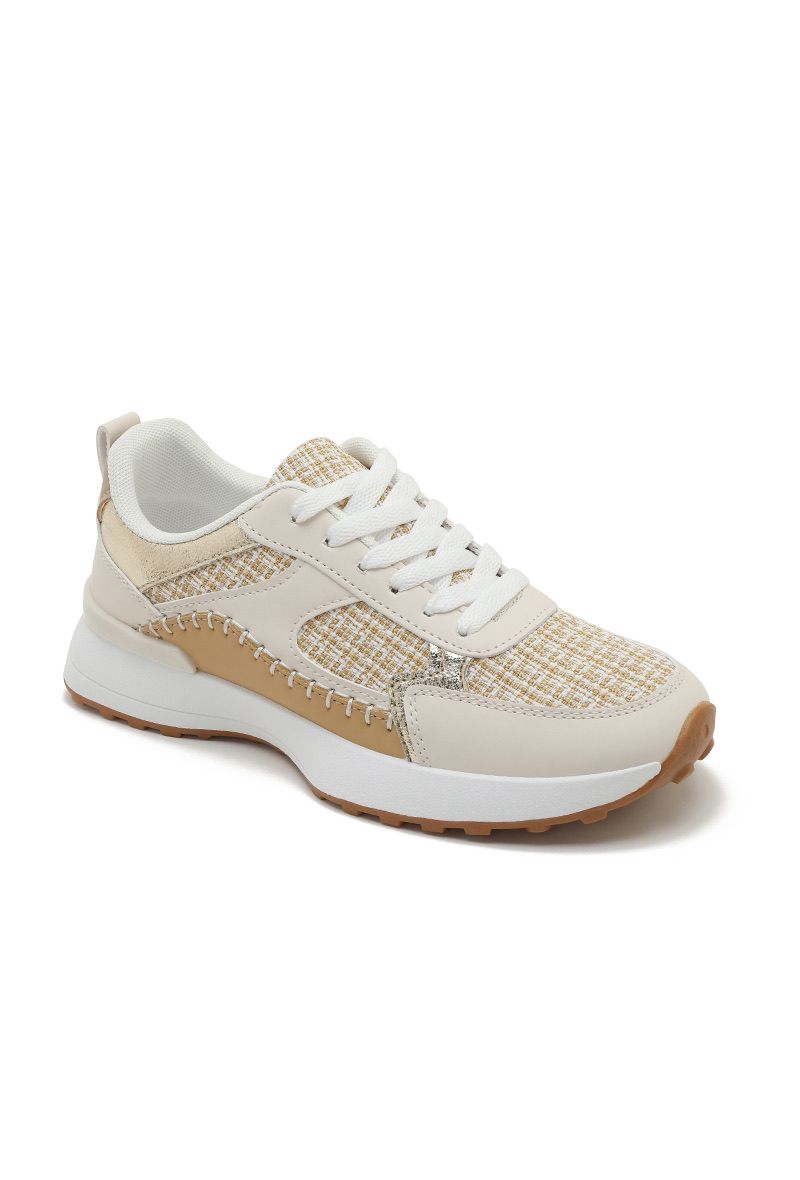 Casual Fashion Textile Stitch Panel Trainers – Wholesale Bulk Pack 12 pairs