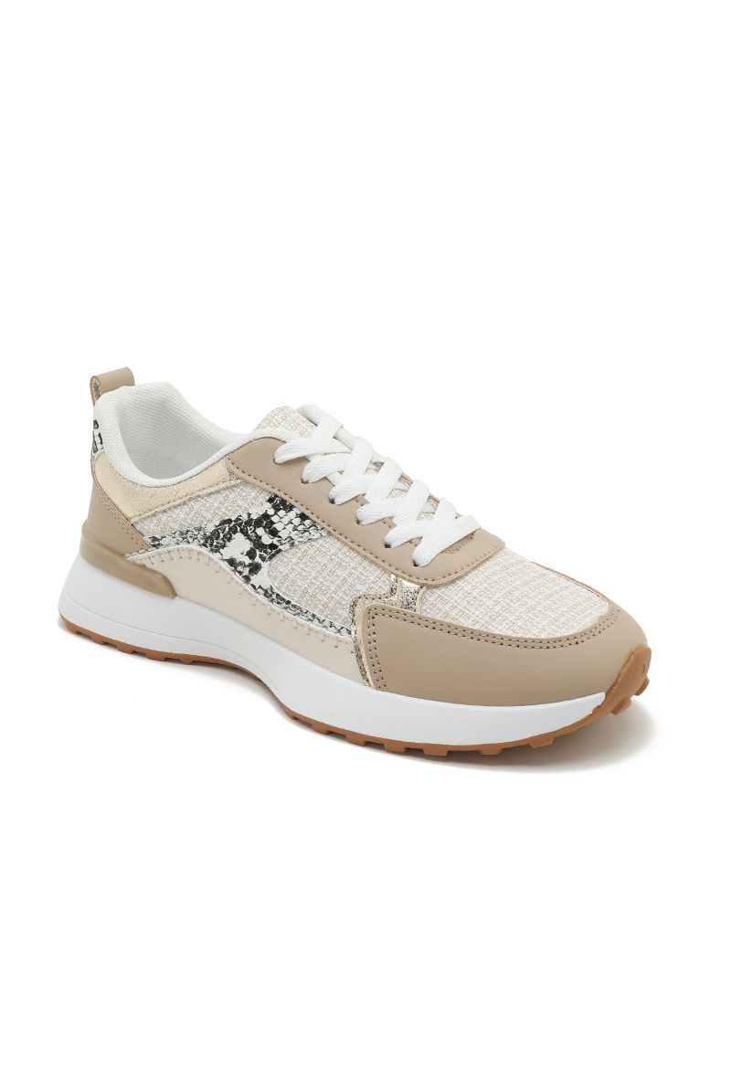 Casual Fashion Textile Stitch Panel Trainers – Wholesale Bulk Pack 12 pairs